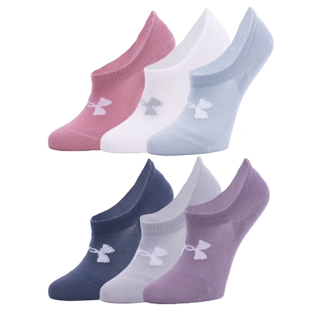 NWT Under Armour Women's 6 Pack Liner Sock Size 6-10 Multi